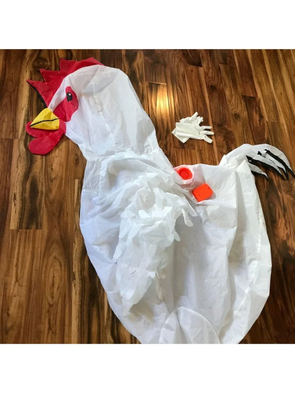 Kids chicken funny inflatable costume 6-10 years S